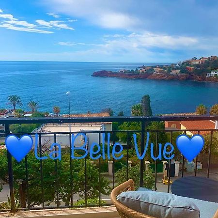 La Belle Vue-Charming Duplex Apartment With Sea View, 50 Meters From Beach And Private Parking Saint-Raphael  Ngoại thất bức ảnh