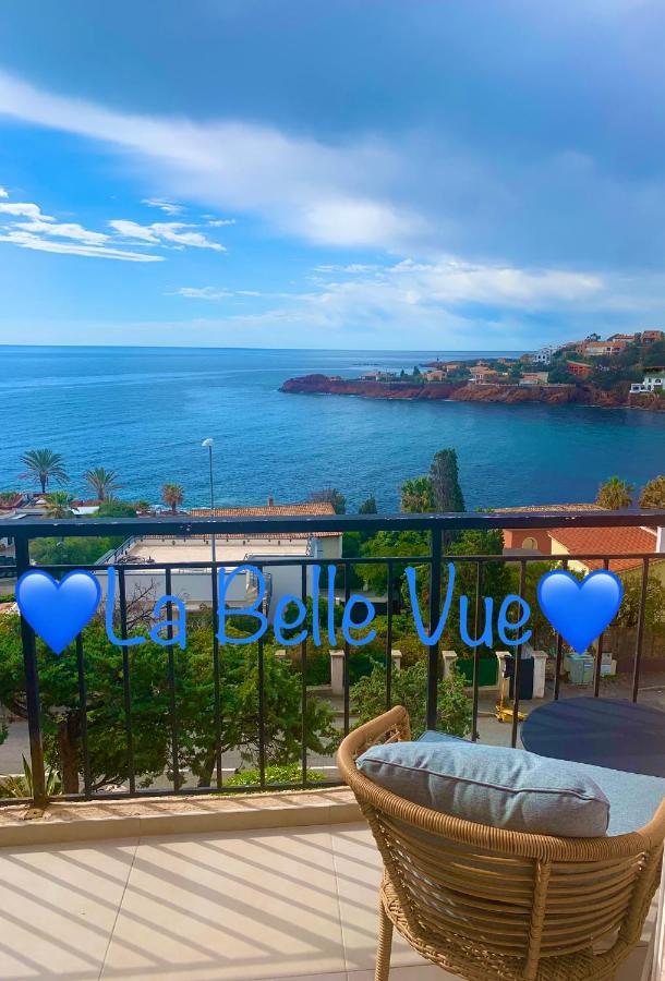 La Belle Vue-Charming Duplex Apartment With Sea View, 50 Meters From Beach And Private Parking Saint-Raphael  Ngoại thất bức ảnh