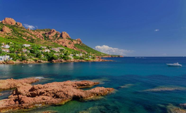 La Belle Vue-Charming Duplex Apartment With Sea View, 50 Meters From Beach And Private Parking Saint-Raphael  Ngoại thất bức ảnh